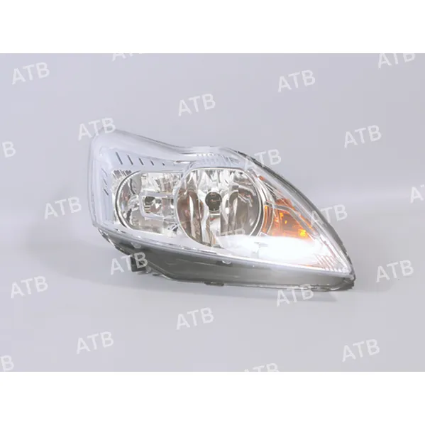 Блок фара Ford Focus 2 2007-2011 рестайлинг хром с эл. кор. правая ATB 1AFF208AXR