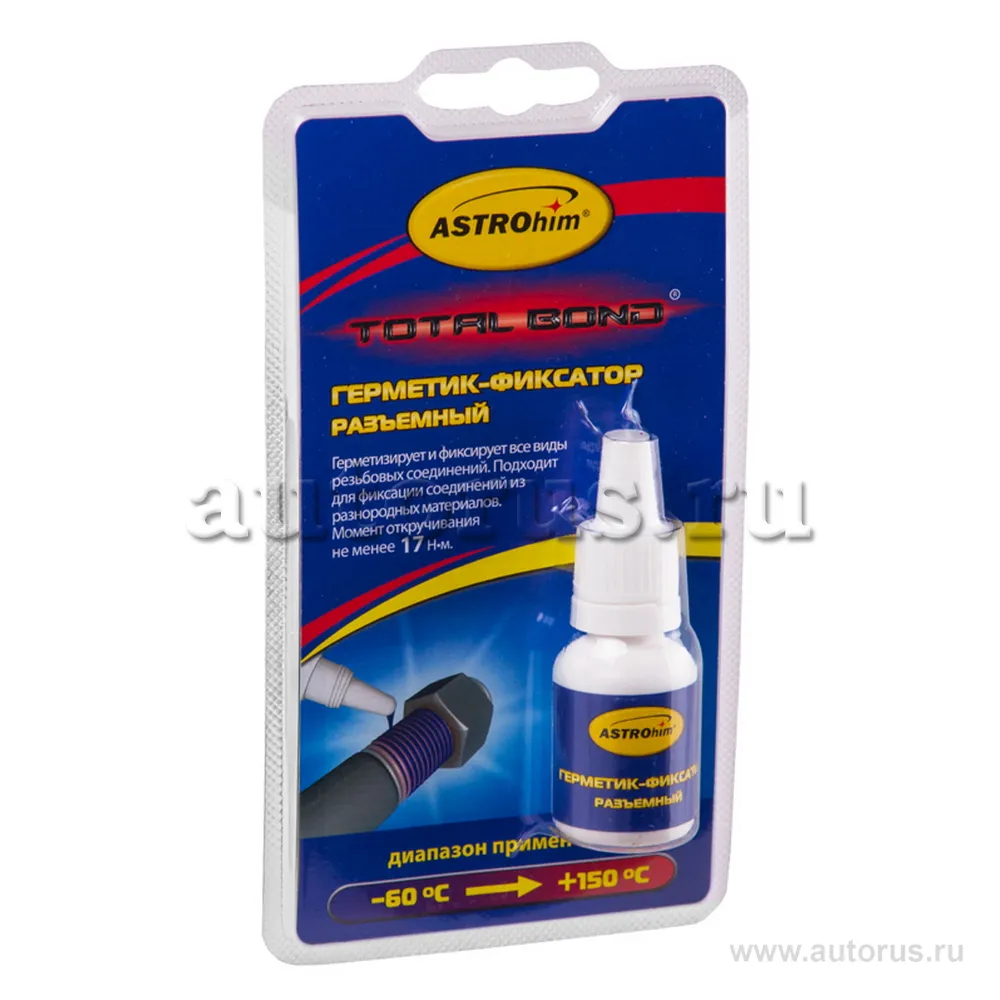 Герметикфиксатор разъемный, серия Total Bond, блистер 6 мл ASTROhim AC9013 ASTROhim AC9013