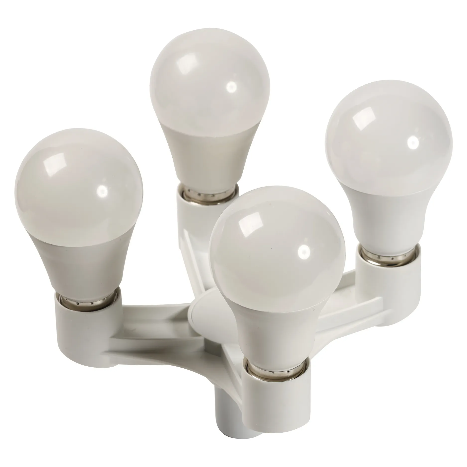 Переходник E27-4xE27, белый SMARTBUY SBE-A-E27-4E27