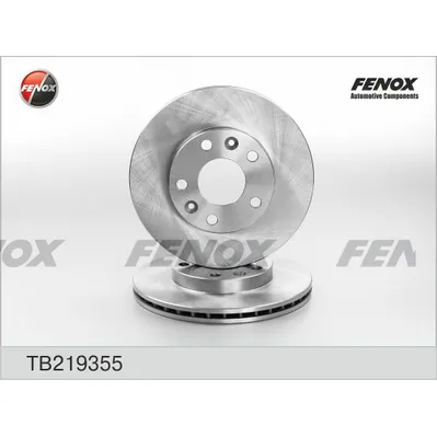 Диск тормозной передний RENAULT DUSTER 1.5-2.0, 10- FENOX TB219355