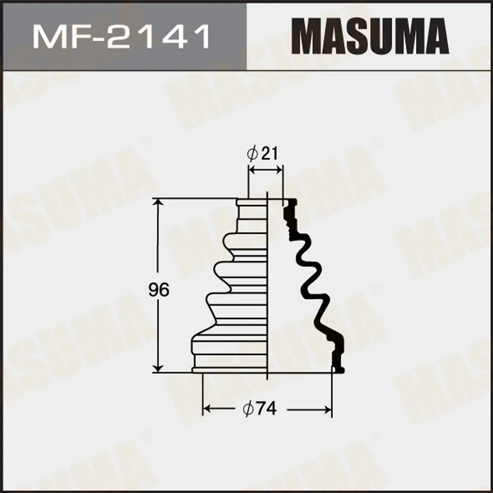 Пыльник ШРУСа HONDA ACCORD MASUMA MF-2141