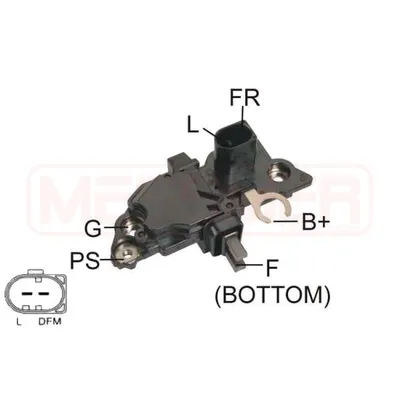 Регулятор напряжения генератора\ AUDI/VW 1.9TDi ERA 215231