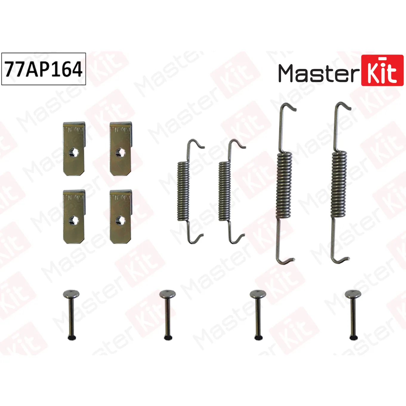 Комплект установочный тормозных колодок JEEP Grand Cherokee II 99- MASTERKIT 77AP164