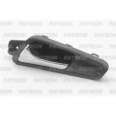 Ручка двери внутр передн лев VW: Passat B6 06-10 (хром\черн) PATRON P20-1095L