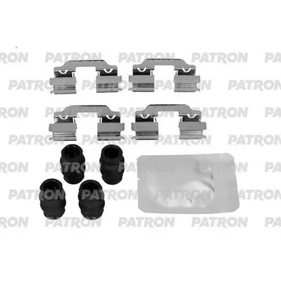 Комплект монтажный тормозных колодок MERCEDES: M-Class 11- PATRON PSRK1447