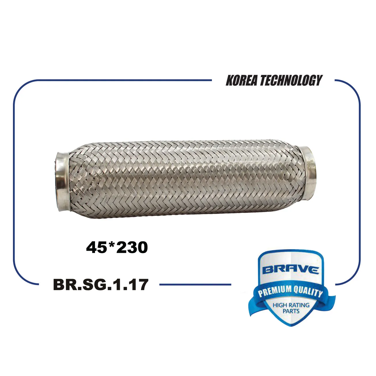 Гофра глушителя Interloсk BRAVE BR.SG.1.17