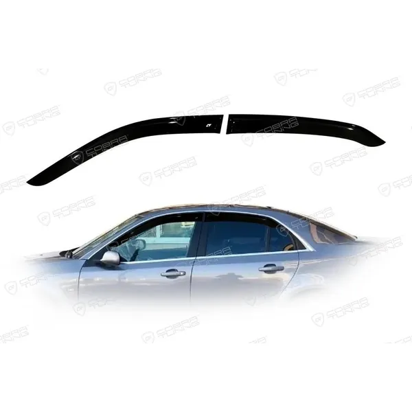 Дефлектора на окна Cadillac BLS Sd 2006-2009EuroStandard деф.окон Cobra Tuning CE10606