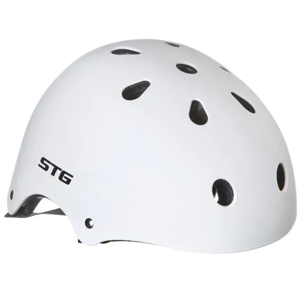 Шлем STG , модель MTV12, размер XS(48-52)cm белый, с фикс застежкой. STG Х94967