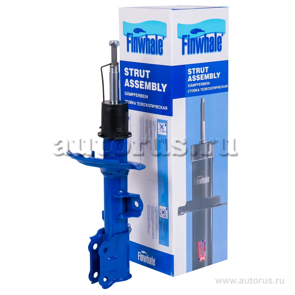 Амортизатор пер. прав. газовый Solaris(10-17), Rio(11-17) FINWHALE 13031GR