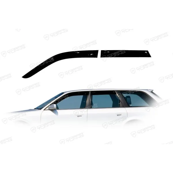 Дефлектора на окна Audi 100 Avant (4A,C4) 1990-1994/Audi A6 Avant 1994-1997(4A,C4)EuroStandardдеф.окон Cobra Tuning AE11290