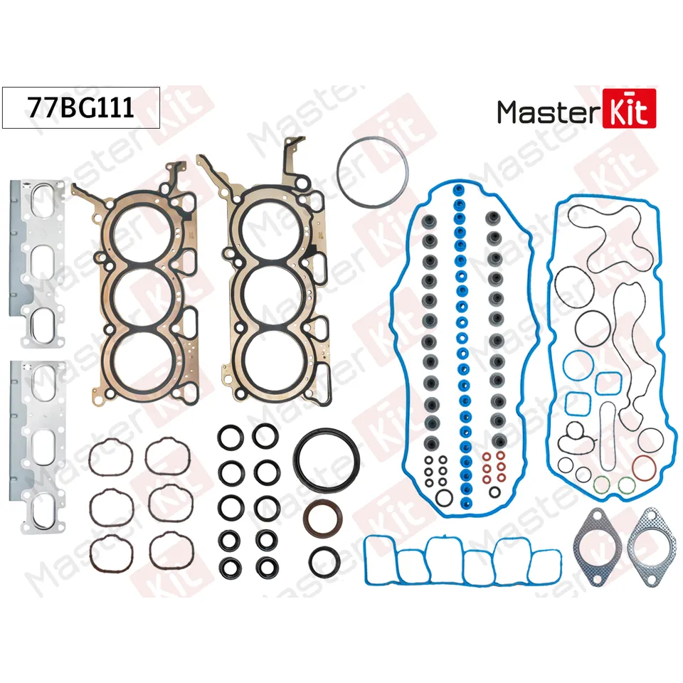 Набор прокладок двигателя FORD Explorer V 3.5L Cyclone V6 Petrol TI-VCT T35PDED MASTERKIT 77BG111