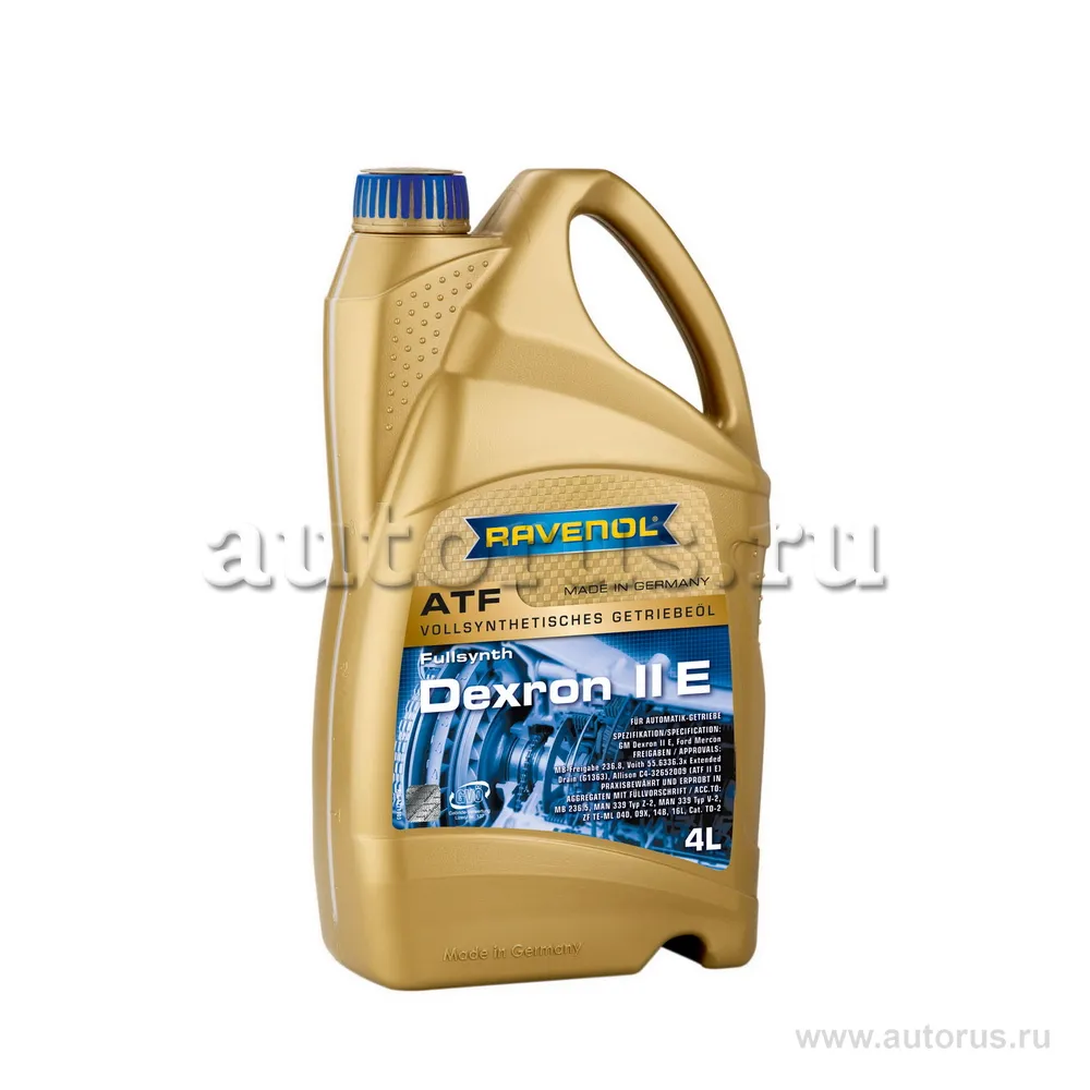 Трансмиссионное масло RAVENOL ATF Dexron II E (4л) new  1211103-004 (4014835732698)