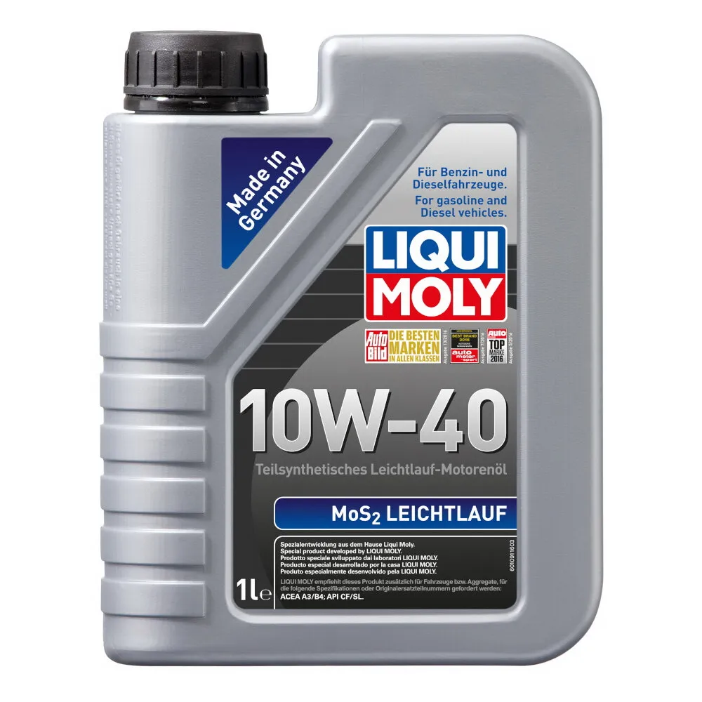 Масло моторное LIQUI MOLY MoS2 Leichtlauf 10W-40 полусинтетическое 1 л  1930 / 2626