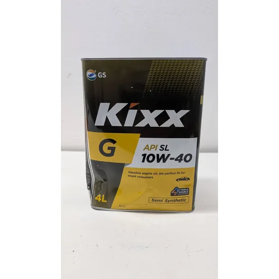 Масло моторное KIXX G SL/CF 10W-40 полусинтетическое 4 л УЦЕНКА! L531644TE1-N38