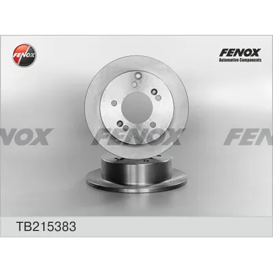 Диск тормозной HYUNDAI TUCSON, KIA MAGENTIS, SPORT, SON V 98- 262 FENOX TB215383