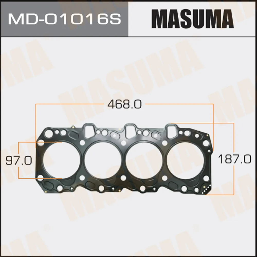 Прокладка ГБЦ TOYOTA GRAND HIACE MASUMA MD-01016S