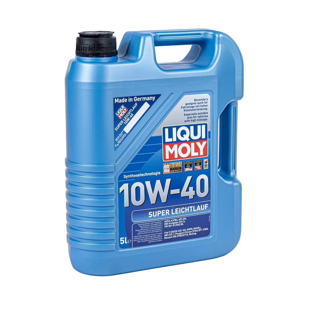 Масло моторное LIQUI MOLY Super Leichtlauf 10W-40 полусинтетическое 5 л 9505 / 1929
