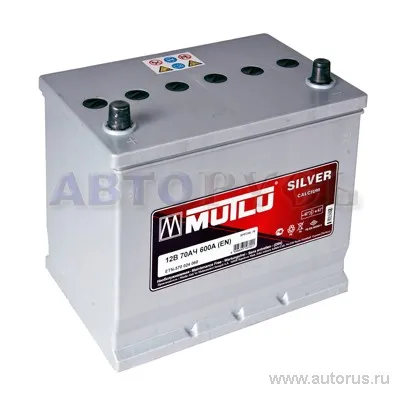 Аккумулятор MUTLU CALCIUM SILVER 70 А/ч прямая L+ 261x175x220 EN600 А