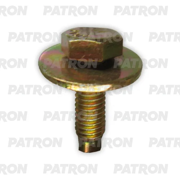 Болт металлический болт желтый M6X20 PATRON P37-2641T