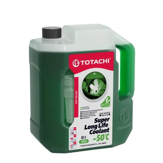 Антифриз TOTACHI Super LLC Green G11 готовый -50C зеленый 2 л 4589904520617
