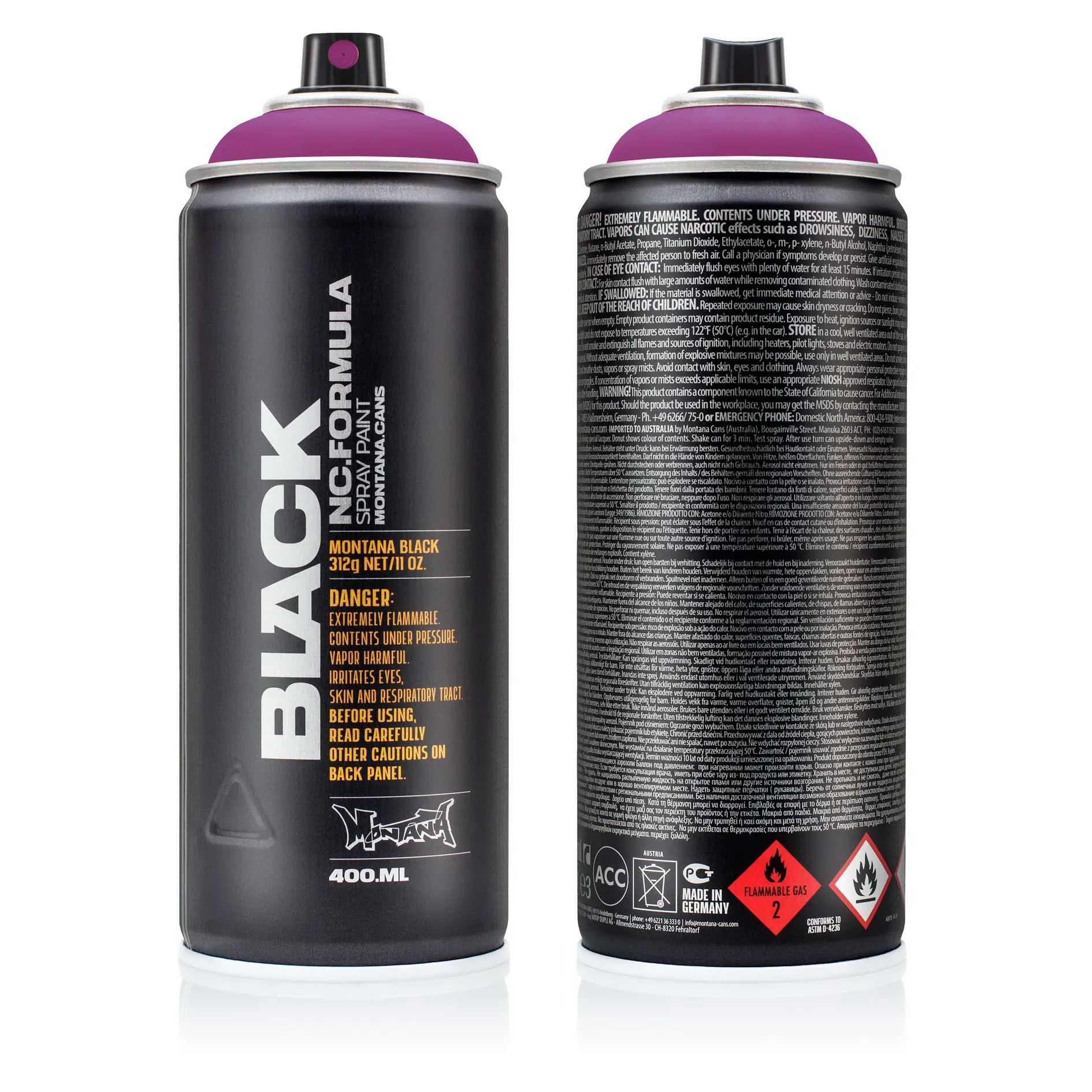Краска BLACK иллюзия MONTANA CANS 3920 BLK
