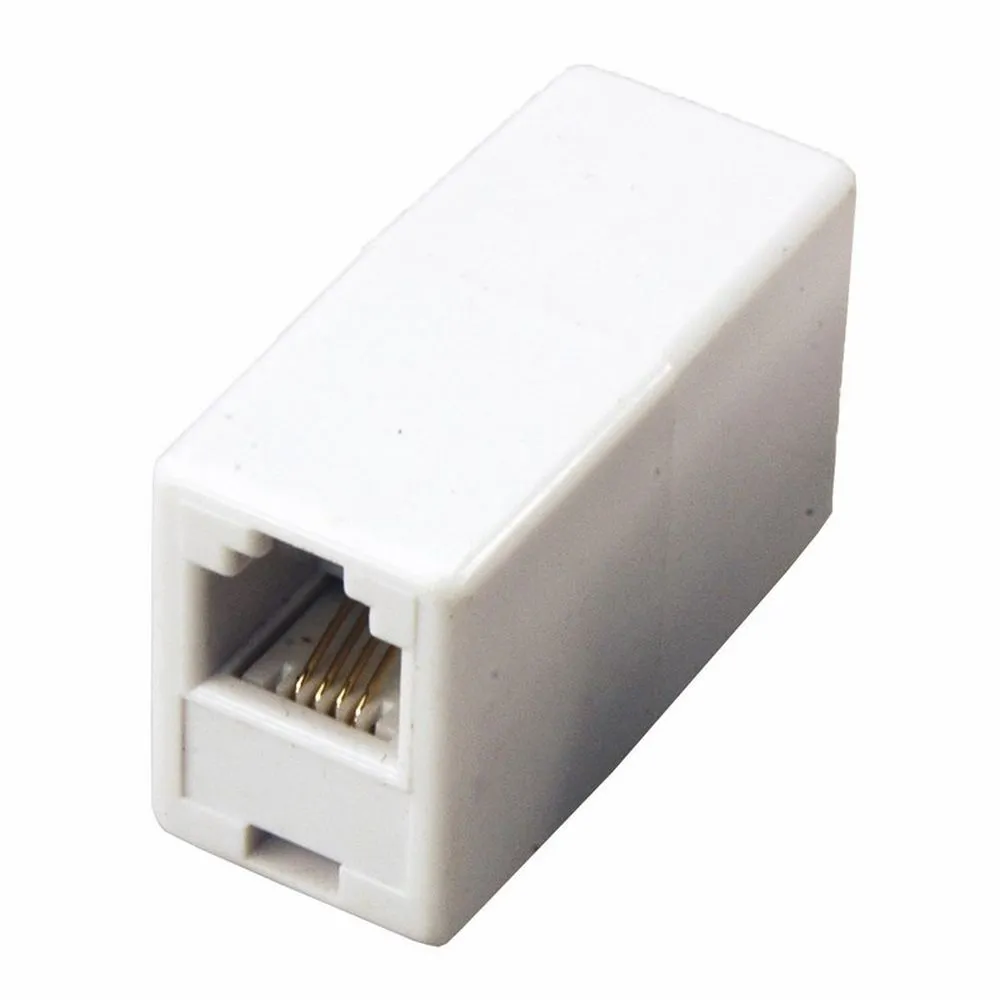 Проходной телефонный адаптер RJ-14(6P4C) (гнездо-гнездо) REXANT 03-0022