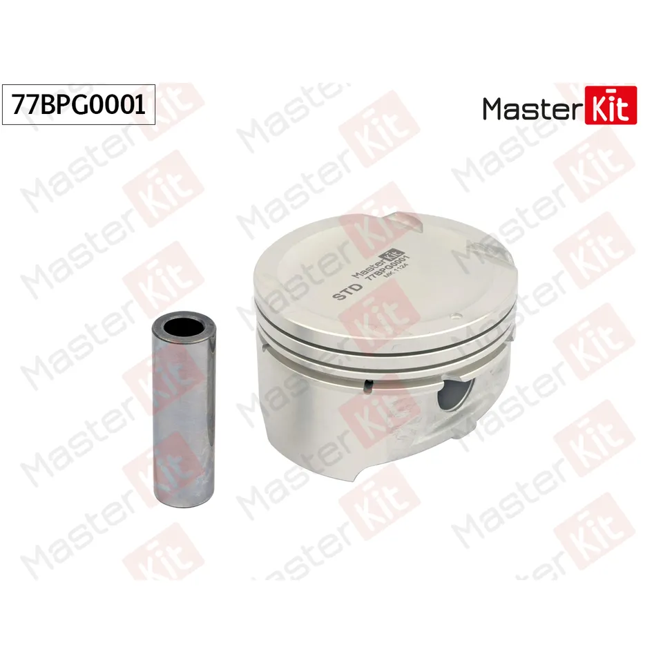 Поршень с пальцем (без колец) (1шт) (STD) CHEVROLET LXT MASTERKIT 77BPG0001