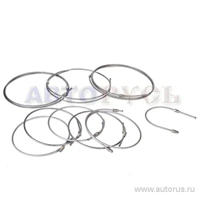 Трубка тормозная для а/м ГАЗ3302 комплект 9шт ИЖАВТОТОРМ VSK-00009611
