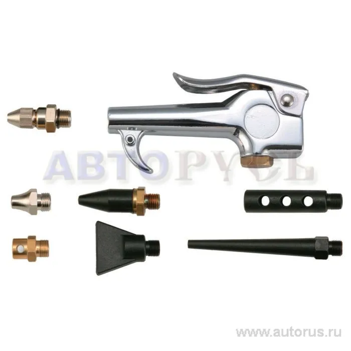 Пистолет продувочный с насадками 8 пр. JONNESWAY JAT-6901S