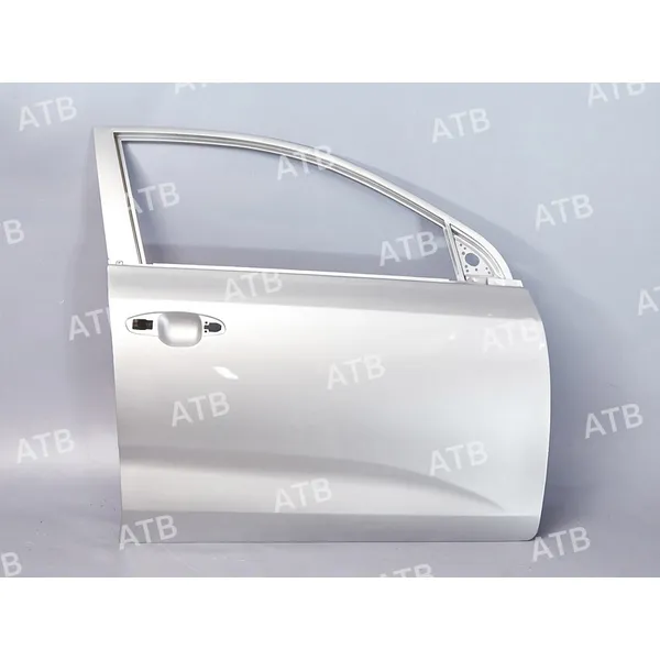 Дверь KIA RIO 4 2017-2020 серебристый (SLEEK SILVER) RHM передняя правая ATB 1AKR4040FRRHM