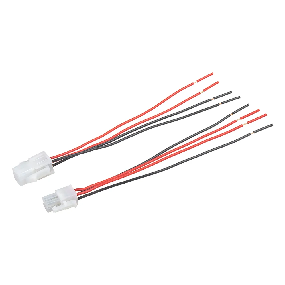 Разъемы (папа+мама комплект) 4 контакта, комплект для подключения, с проводами GANZ GRP222190