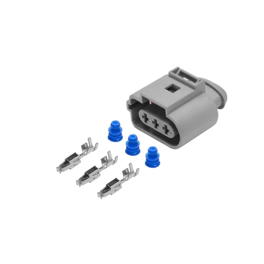 Разъем 1J0973723G (3pin) 3 контакта противотуманных фар, датчика положения коленвала для Audi, Seat, Volkswagen.
