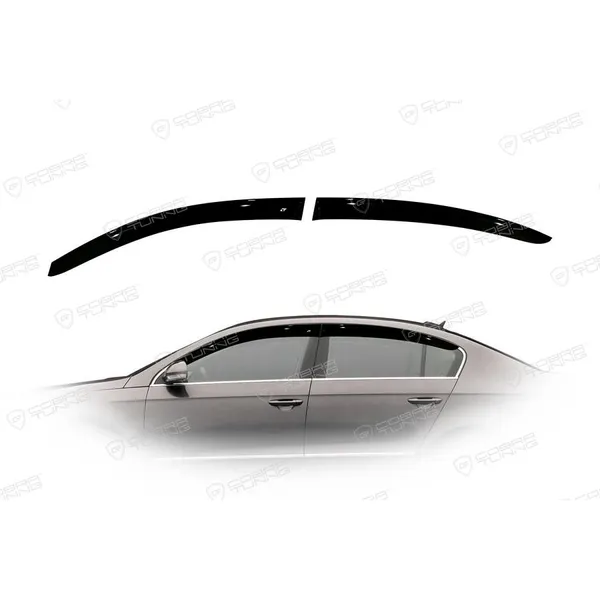 Дефлектора на окна VW Passat B6 Sd 2006/Passat B7 Sd 2010EuroStandard деф.окон Cobra Tuning VE21506