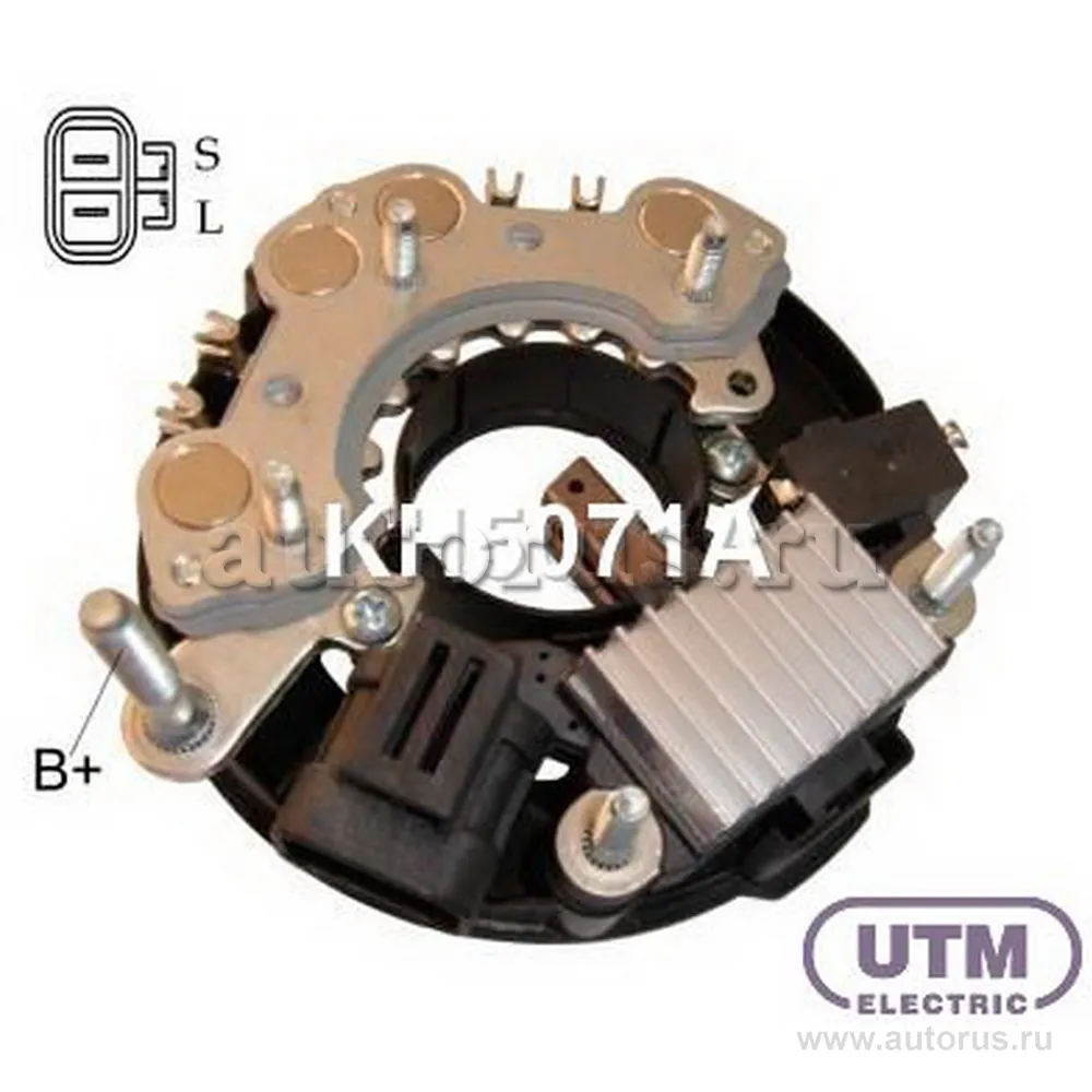 Регулятор+диодный мост генератора UTM KH5071A