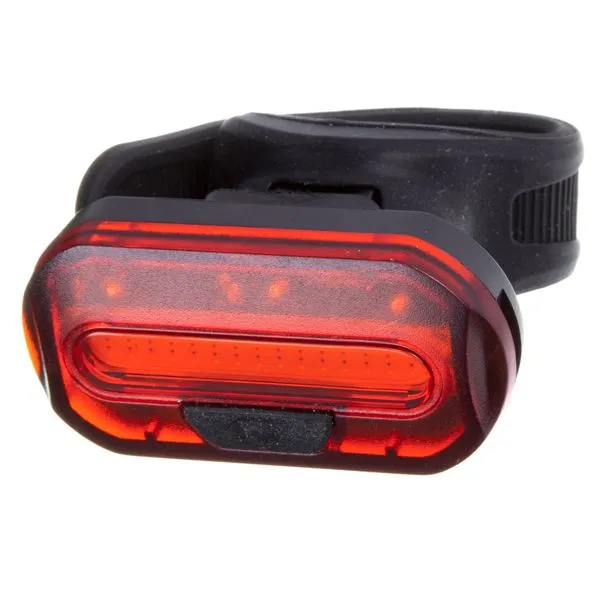 Фонарь велосипедный STG,JY6068T, задний, резин. Хомут. Бат (2 CR2032) черный STG Х81486
