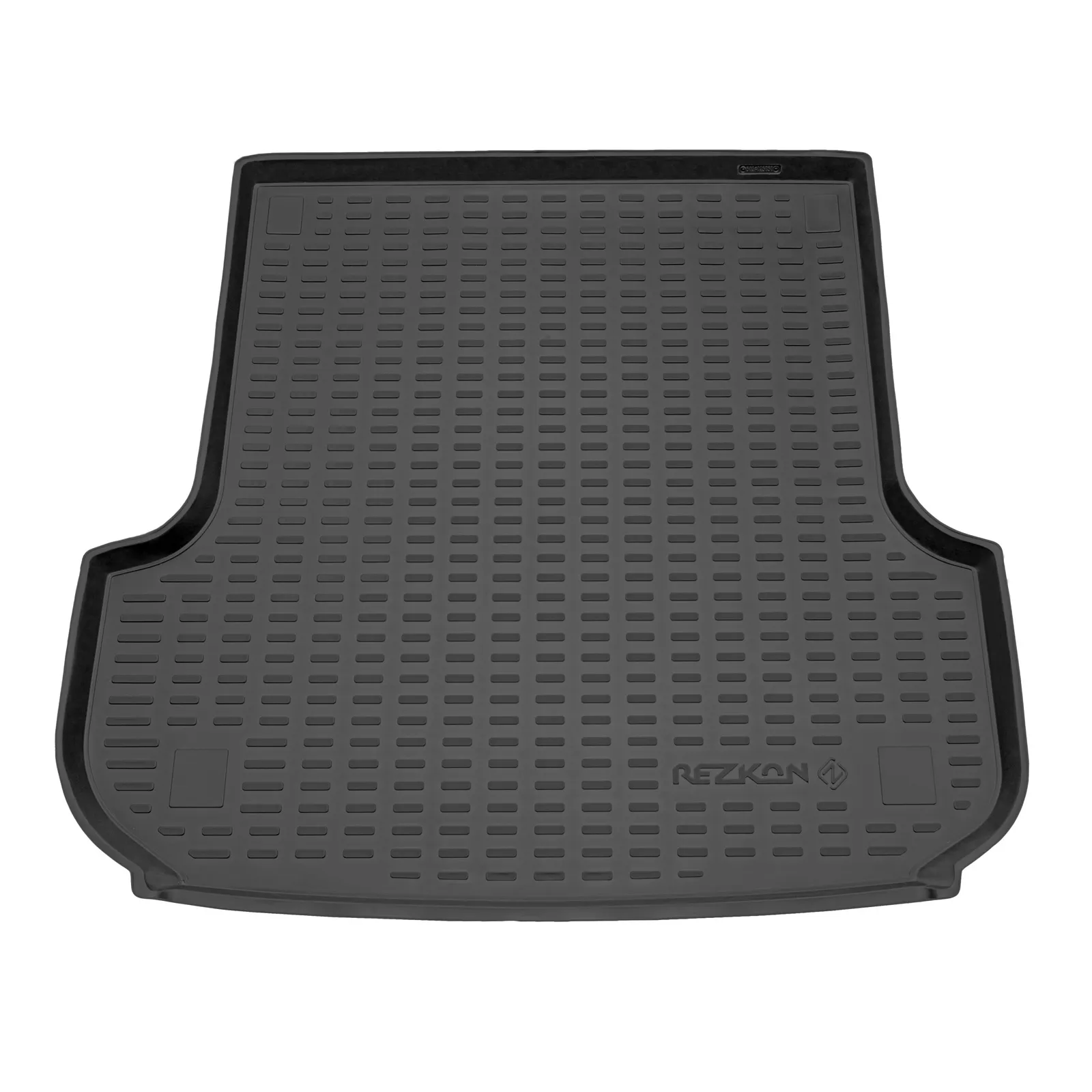 Коврик в багажник Mitsubishi Pajero III 1999-2006 пластик чёрный Rezkon 5024025050