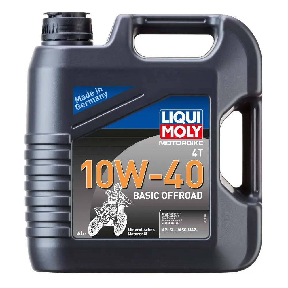 Масло моторное LIQUI MOLY Motorbike 4T Basic Offroad 10W-40 4 л 3062