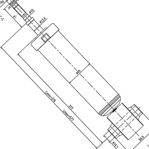 Амортизатор задний ZIKMAR Z97371R