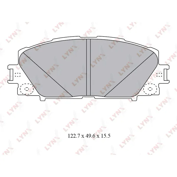 Колодки тормозные LYNXauto BD-7550