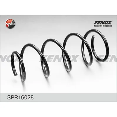 Пружина подвески FIAT ALBEA 02- 1.4, PALIO 01- 1.6 ПЕРЕДНЯЯ FENOX SPR16028
