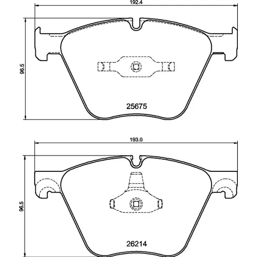 Колодки передние BMW 7(F01/F02/F03/F04) / для бронированных авто TEXTAR 2567501