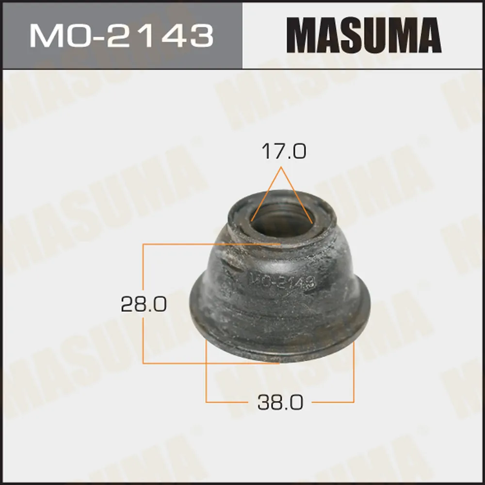 Пыльник шарового шарнира 17х38х28 17х38х28 MASUMA MO-2143