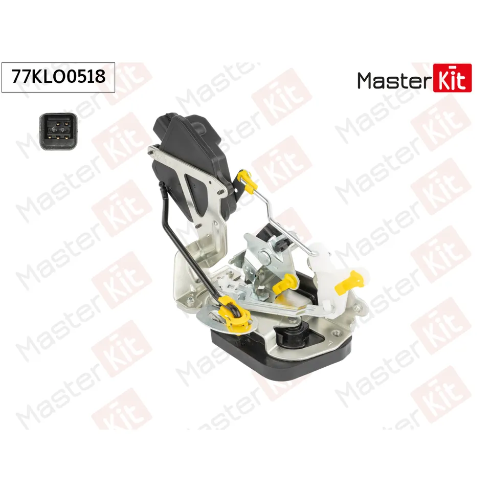 Замок двери зад. лев. Kia SPORTAGE (JE, KM) 2004 - 2010 MASTERKIT 77KLO0518