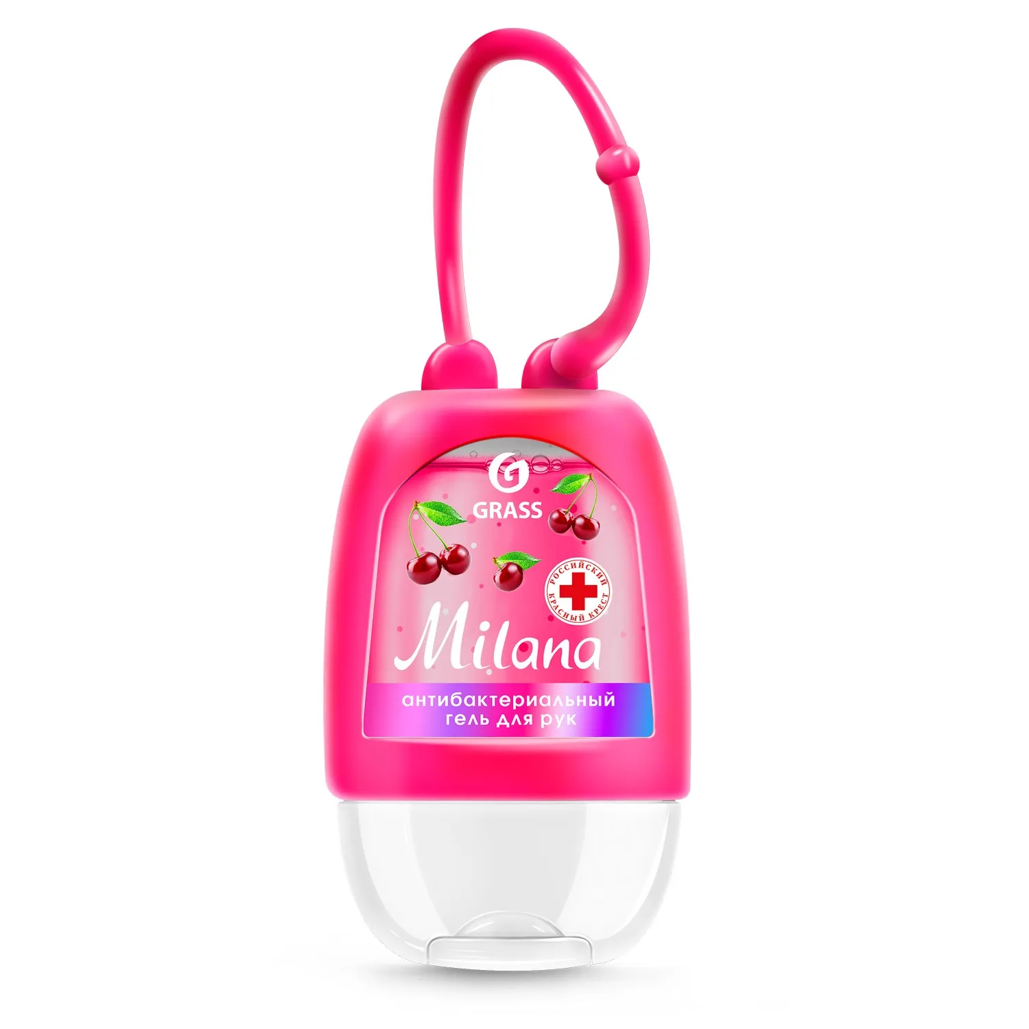 Гигиенический гель для рук Milana спелая черешня  30 мл