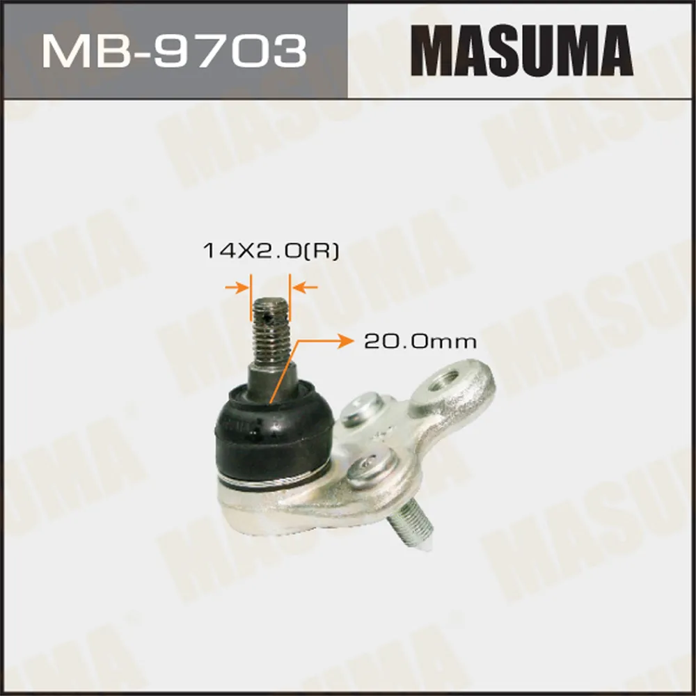 Опора шаровая HONDA CIVIC MASUMA MB-9703