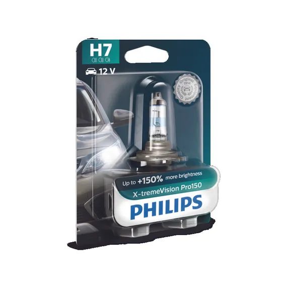 Лампа H7 X-treme Vision Pro150 12972XVPB1 PHILIPS 12972XVPB1