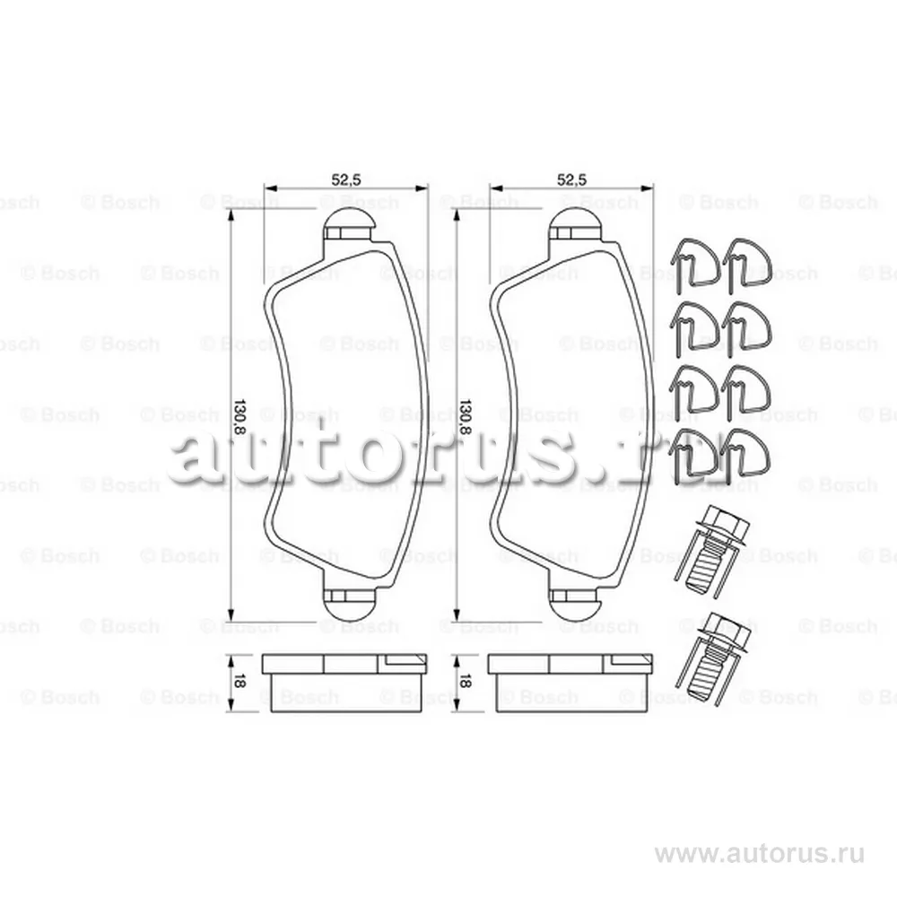Колодки тормозные дисковые передн CITROEN: XSARA (N1) 1.8 i 16V/1.8 i Aut./2.0 16V/2.0 HDi 90 97-05,
