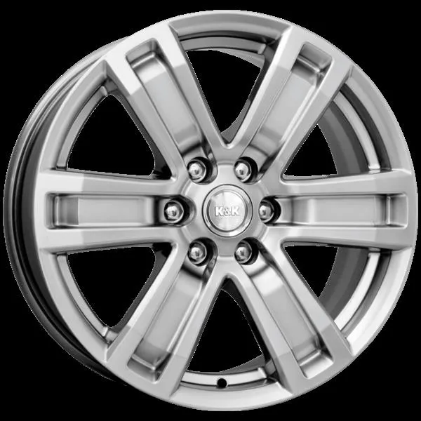 Диск литой R17 7.5J 6x114.3/66.1 ET30 КИК R7-Рольф сильвер A5210