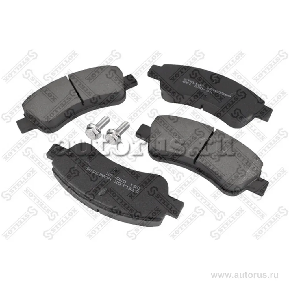Колодки дисковые п. Peugeot 307 1.4i/HDi, Citroen Xs STELLOX 851 030-SX