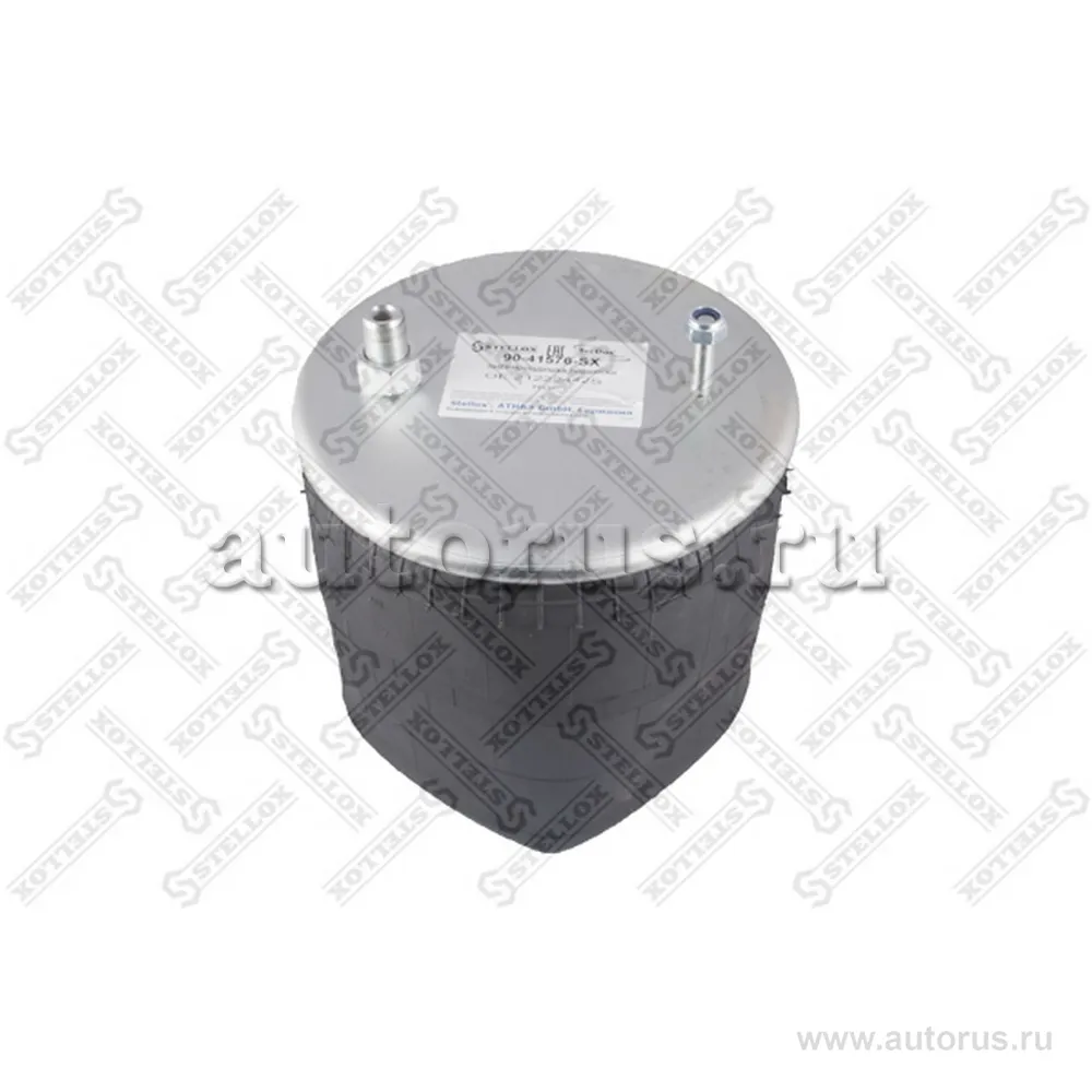 Пневмопод. без стак. верх 1шп.M12 1шп-шт.M12/M22 низ.отв.M12 ROR STELLOX 9041576_SX